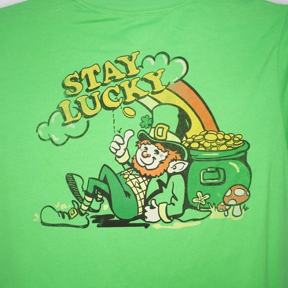 "Stay Lucky" Boys Saint Patrick's Day Shirt - Picture 10 of 10